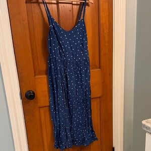 Old Navy Blue Polka Dot Dress